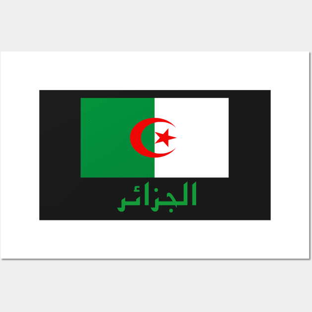 Algerian Flag Wall Art by Islanr